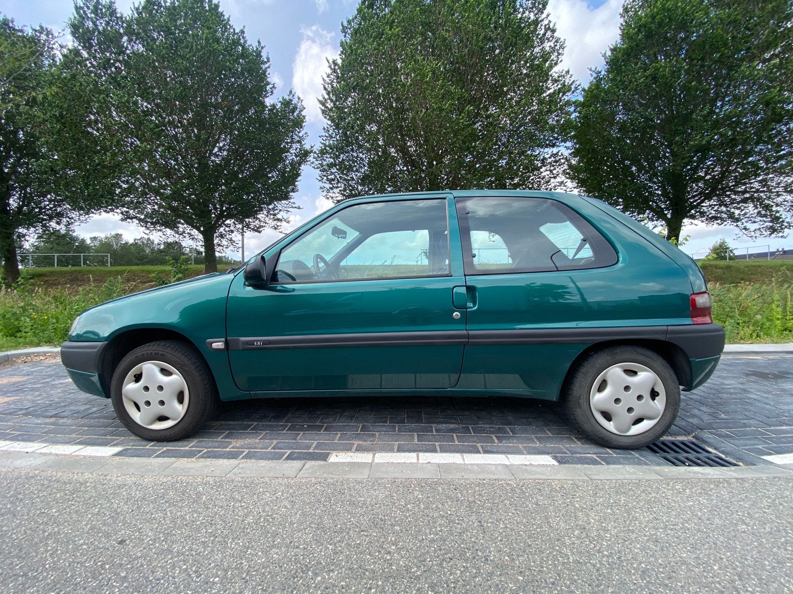 Citroën Saxo 1.1 I 1998 Groen, Auto's, Citroën, 600 kg, 4 cilinders, Saxo, Origineel Nederlands