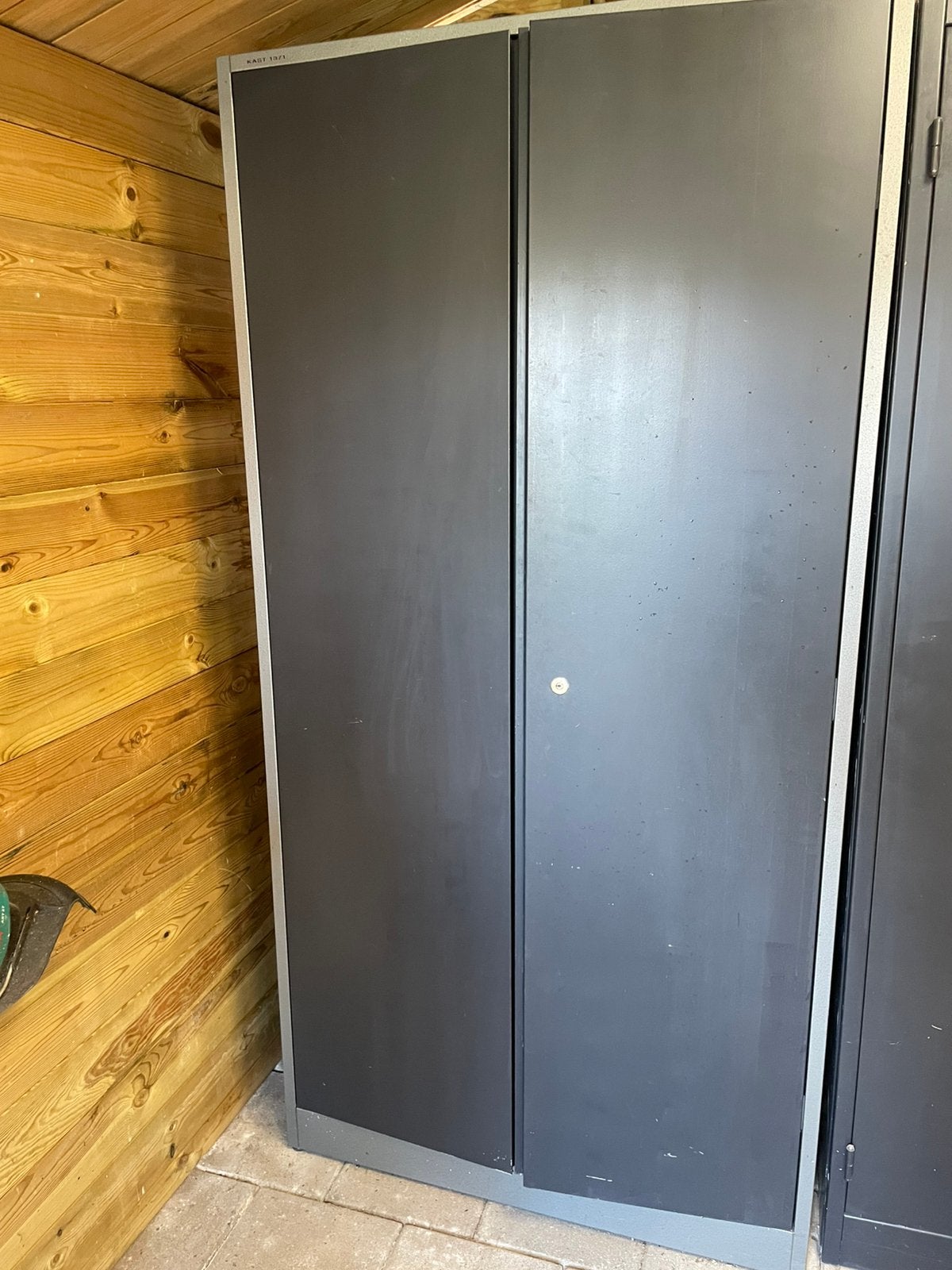 Metalen kast 100x200x40 cm archiefkast schuur gebruikt, Ophalen, Gebruikt, 100 tot 150 cm, 50 tot 100 cm