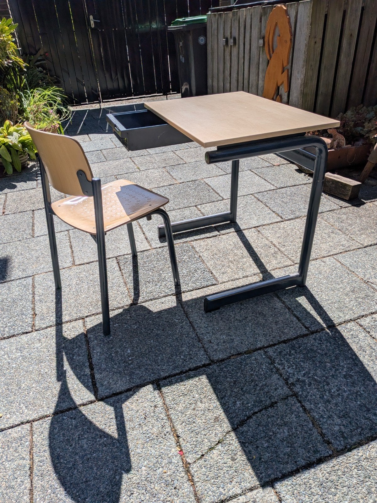 2 eenvoudige buro setjes, Ophalen of Verzenden, 2 zitplaatsen