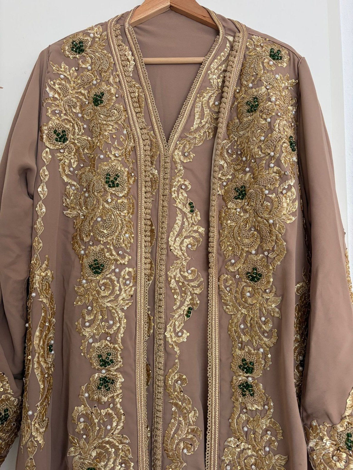 Elegante Marokkaanse takchida tehuur, Ophalen, Overige typen, Bruin, Maat 42/44 (L)