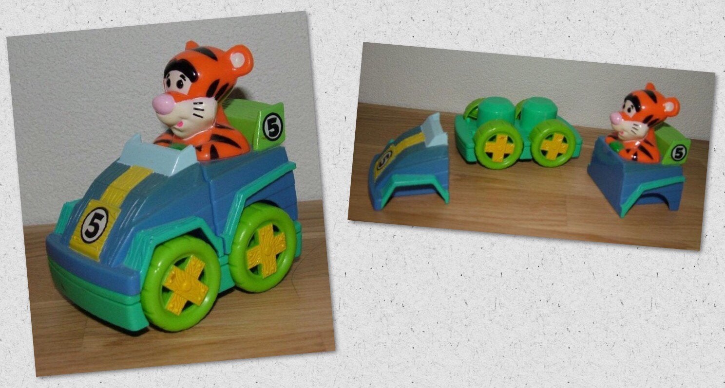 Megablocks auto met teigetje onverwoestbaar, Ophalen of Verzenden