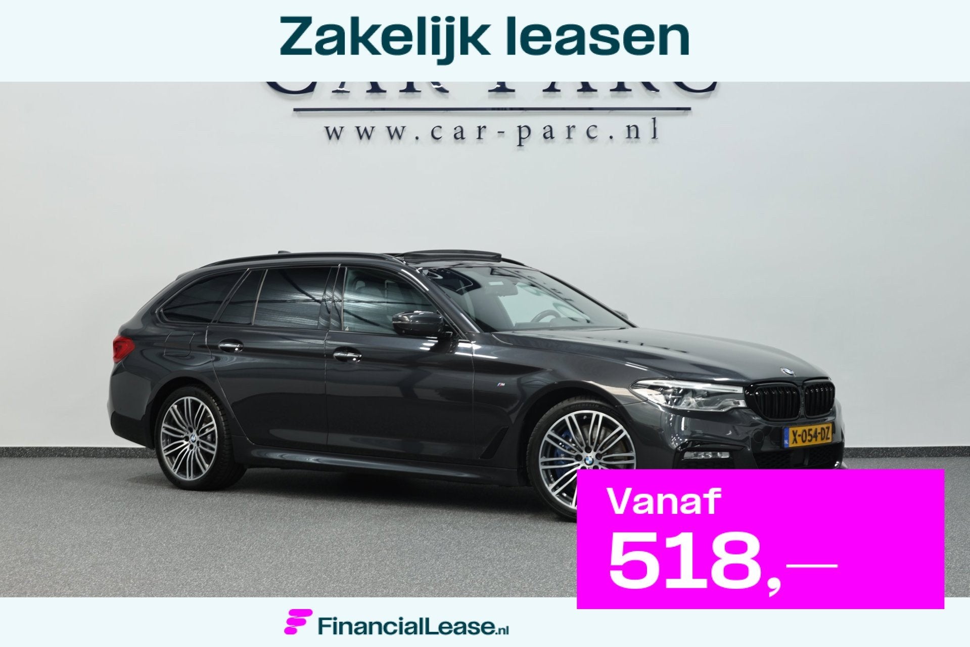 BMW 5-serie Touring 540i xDrive M-Sport LED/VIRTUAL/SFEER/PA, Automaat, Gebruikt, Euro 6, 2000 kg