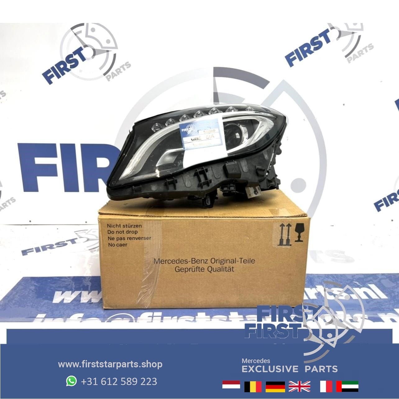 W156 GLA LED BI XENON KOPLAMP LINKS Mercedes ORIGINEEL 2013-, Gebruikt, -, Ophalen of Verzenden, -