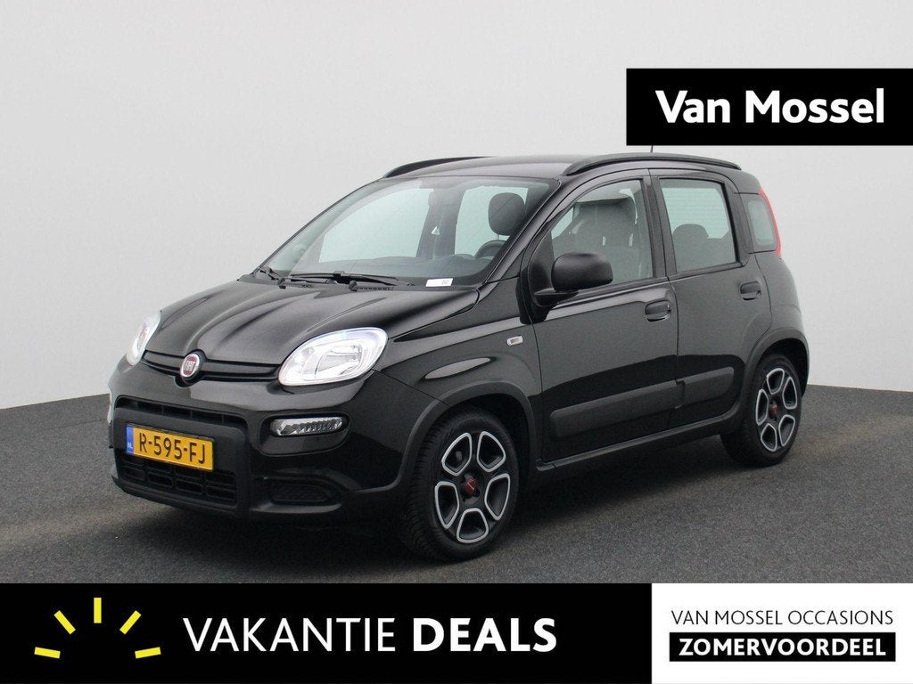 Fiat Panda 1.0 Hybrid City Life | Bluetooth | Apple Carplay, Auto's, Fiat, 12 maanden, Stof, Panda, Zwart