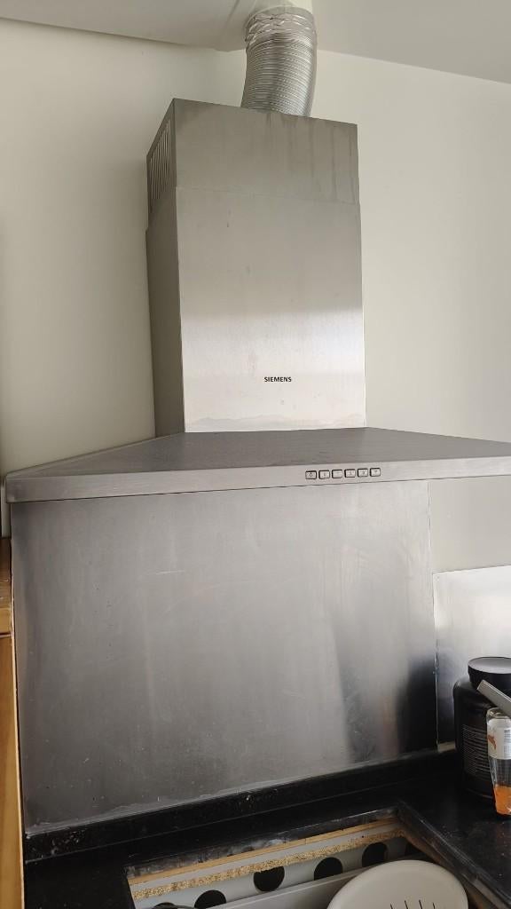 Siemens extractor 90 cm, Witgoed en Apparatuur, Afzuigkappen, Ophalen, Gebruikt, Vrijstaand, Wandschouwkap