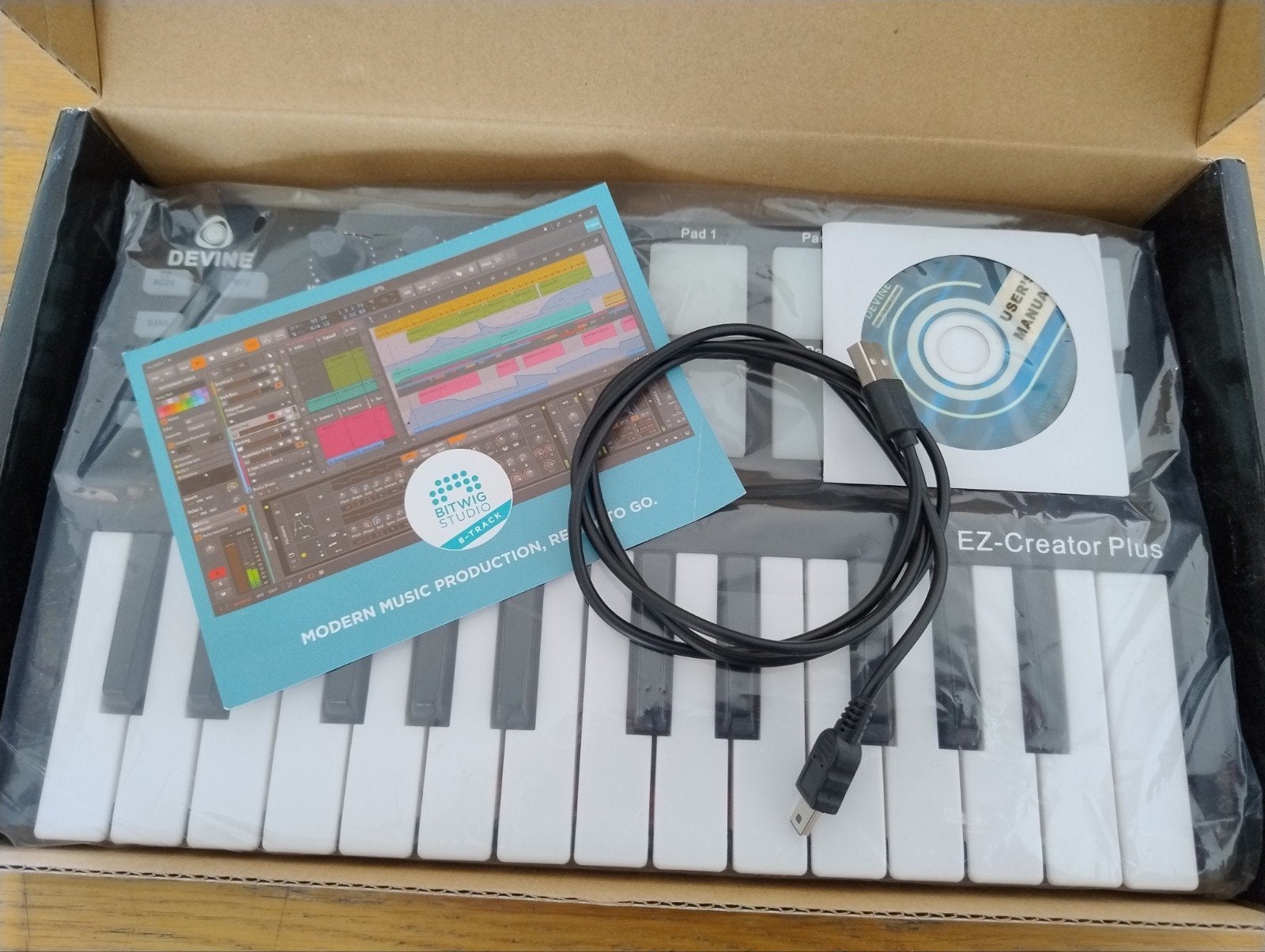Devine EZ-Creator Plus MIDI Keyboard Controller, Overige merken, Midi-aansluiting, Zo goed als nieuw, Overige aantallen