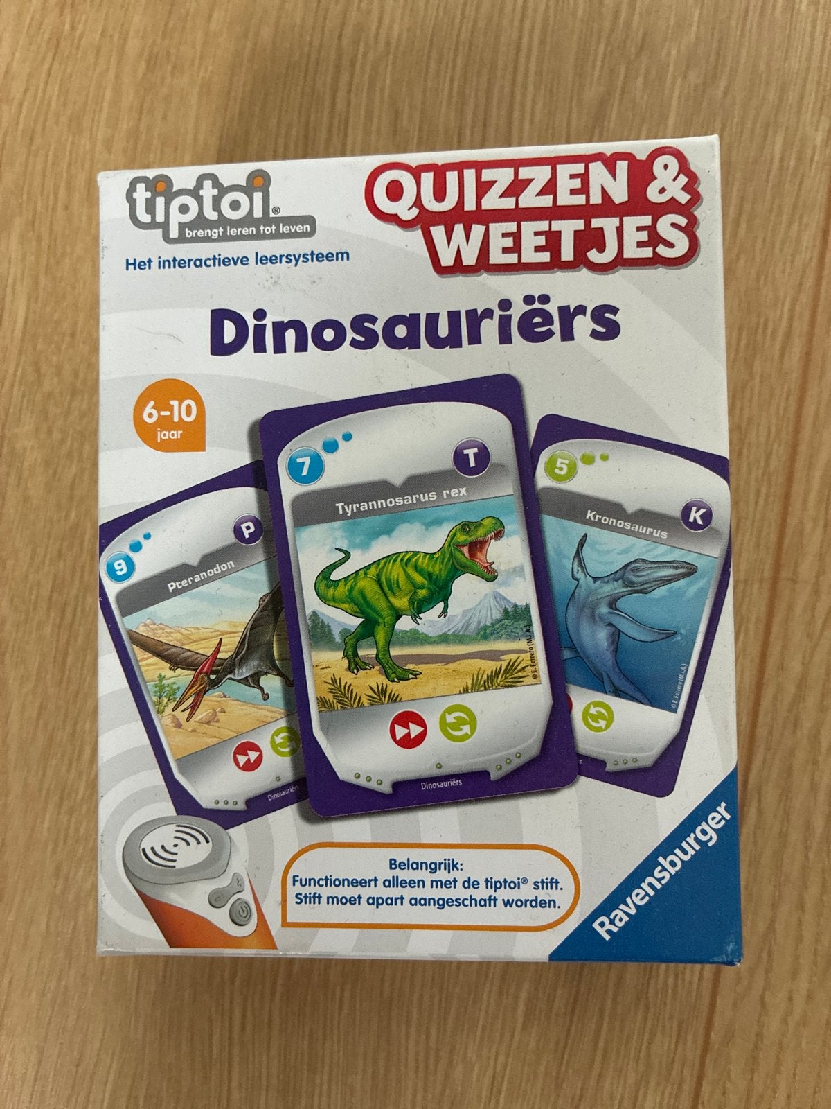 Tiptoi Quizzen & Weetjes Dinosauriërs (6-10 jaar), Ophalen of Verzenden, Zo goed als nieuw, Ontdekken