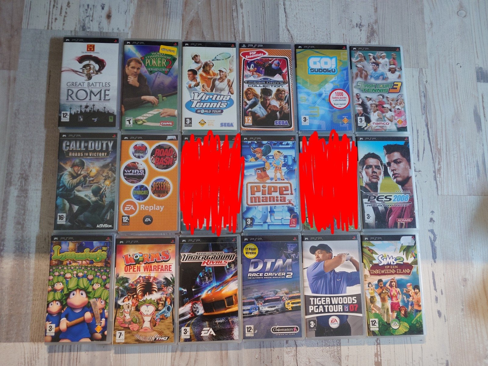 PSP Games collectie van 39 spellen!, Spelcomputers en Games, 1 speler, Ophalen, Zo goed als nieuw, Vanaf 3 jaar