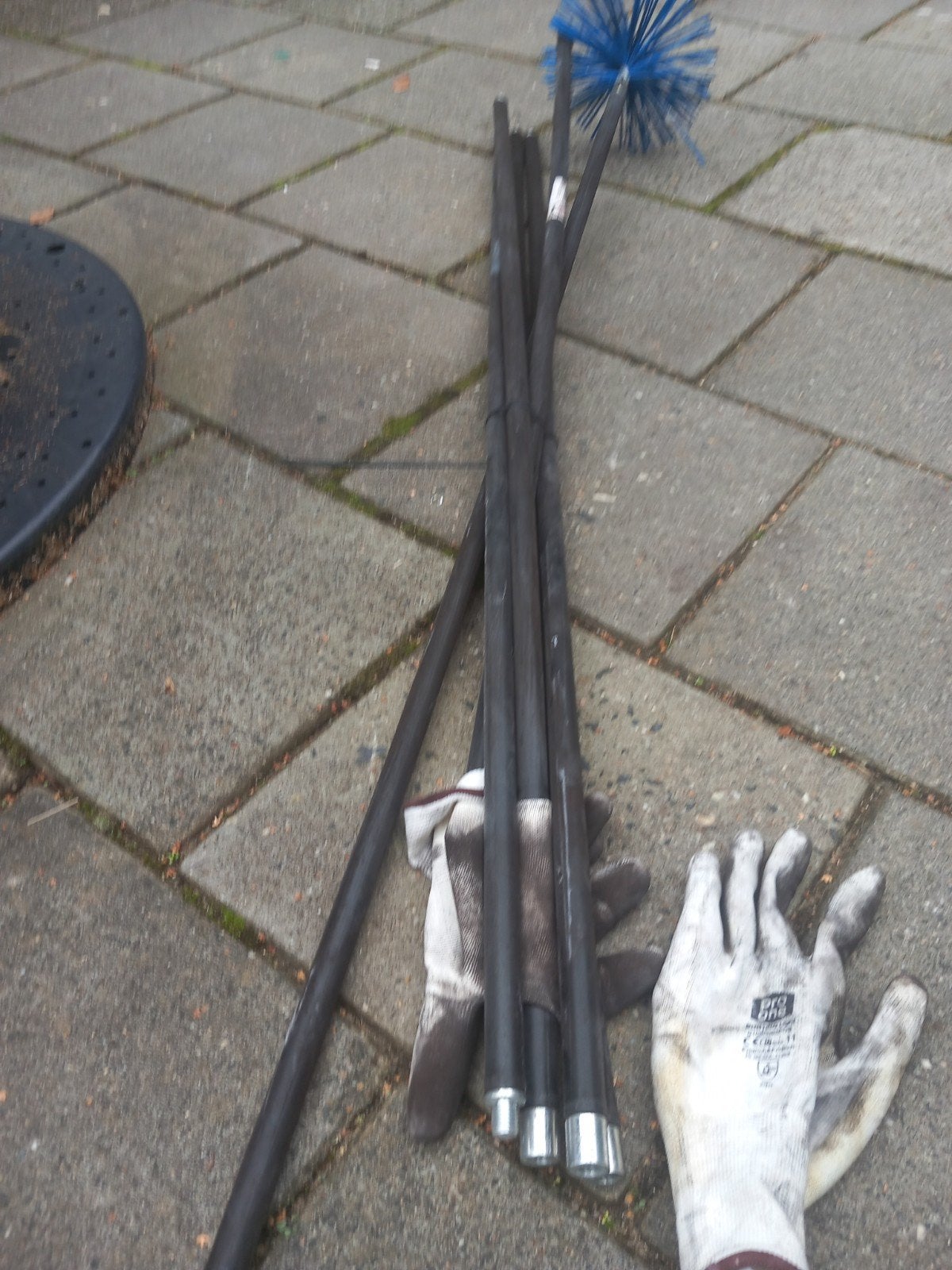 Schoorsteenveegset - Compleet voor een schone schoorsteen, Ophalen, Gebruikt, Overige typen