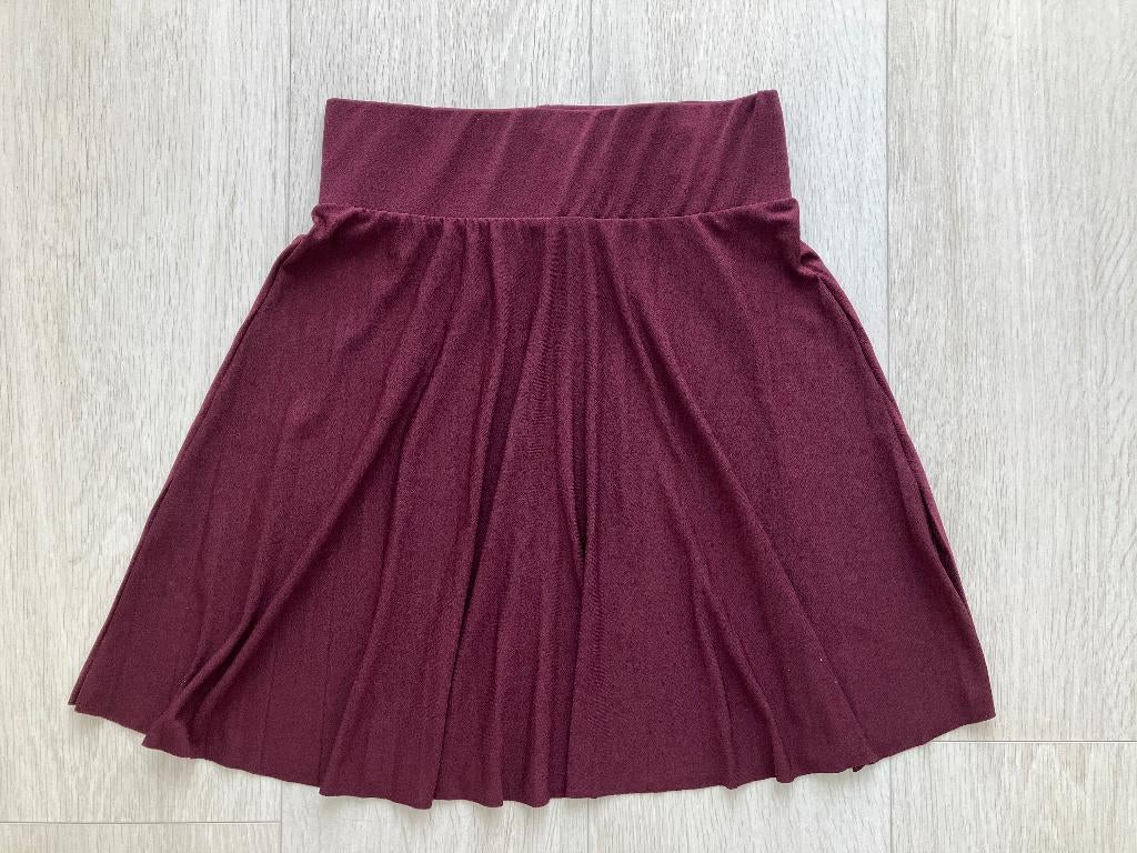 NIEUW Anna Field Plissérok Plissé Rok Aubergine Paars Mt. 36, Kleding | Dames, Rokken, Anna Field, Paars, Nieuw, Ophalen of Verzenden