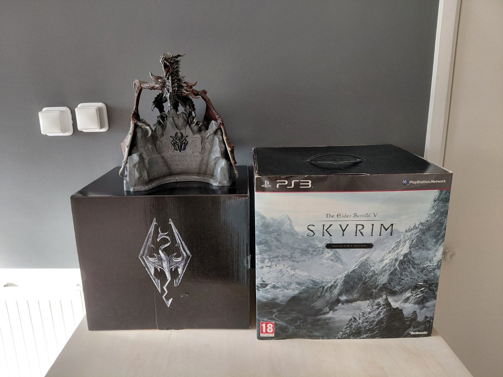 The Elder Scrolls Skyrim Collectors Edition Statue, Ophalen of Verzenden, Zo goed als nieuw
