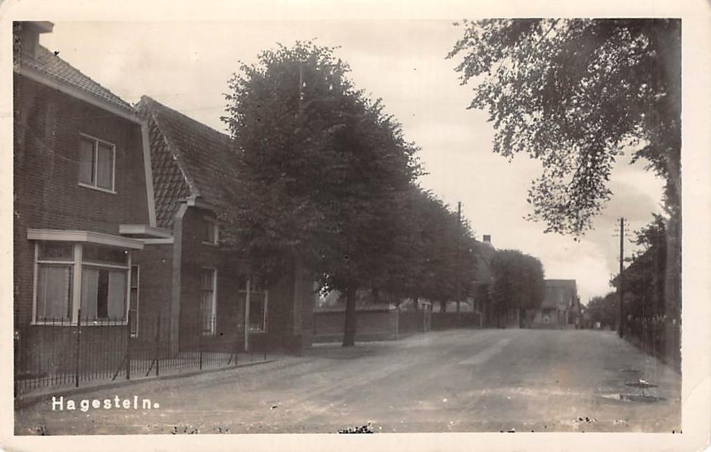 Hagestein gemeente Vijfheerenlanden Fotokaart, Ophalen of Verzenden, 1940 tot 1960, Gelopen, Utrecht