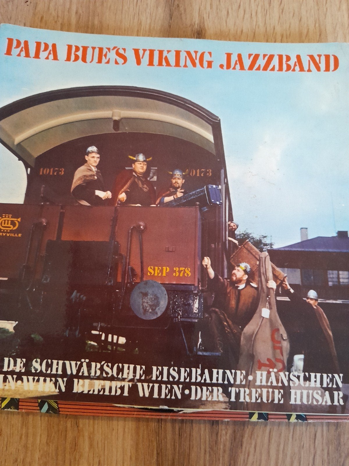 ,s viking 7 inch auf de schwab she eisebahne, Cd's en Dvd's, Vinyl Singles, Ophalen of Verzenden, Zo goed als nieuw, Pop
