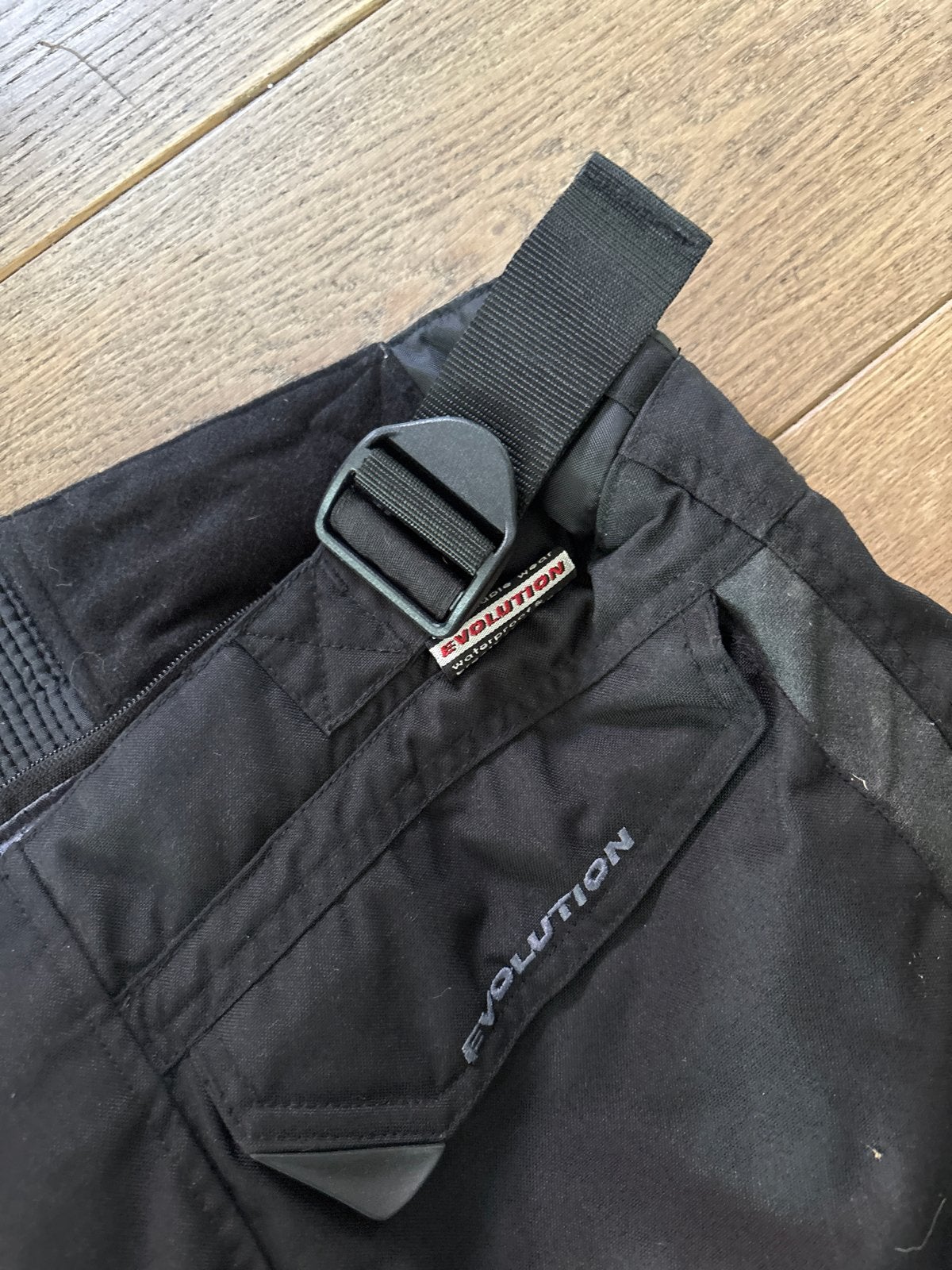 Zwarte Evolution Motorbroek - Maat L, Motoren, Ophalen of Verzenden, Tweedehands, Heren, Broek | textiel