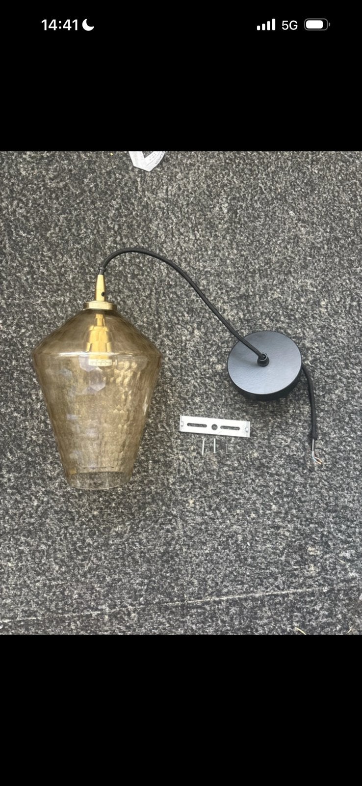 Light & living vintage lamp goud, Ophalen, Zo goed als nieuw, E27 (groot), Led-lamp