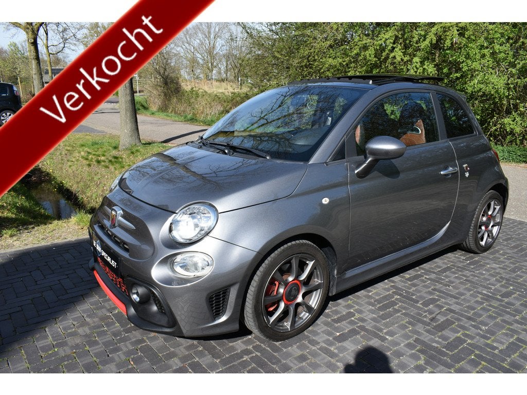 Fiat 500 1.4 T-Jet Abarth Turismo 146PK AUT. PANO NIEUWSTAAT, Auto's, Fiat, 145 pk, Gebruikt, 4 cilinders, Met garantie (alle)