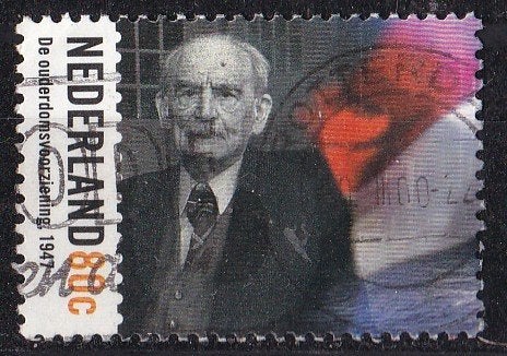 Hoogtepunten 20e eeuw – A.O.W. Drees - gebruikt – NVPH 1846, Ophalen of Verzenden, Na 1940, Gestempeld