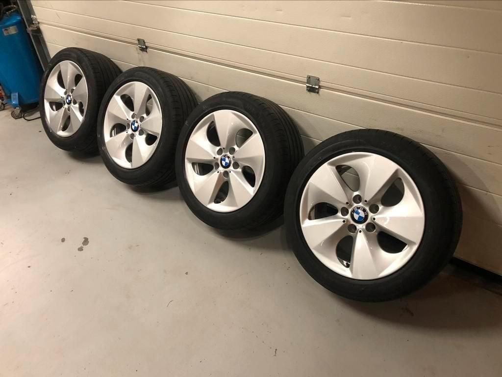 17inch Originele BMW Velgen Style 363! A-Merk Band E46E90F30, Gebruikt, -, -, Banden en Velgen
