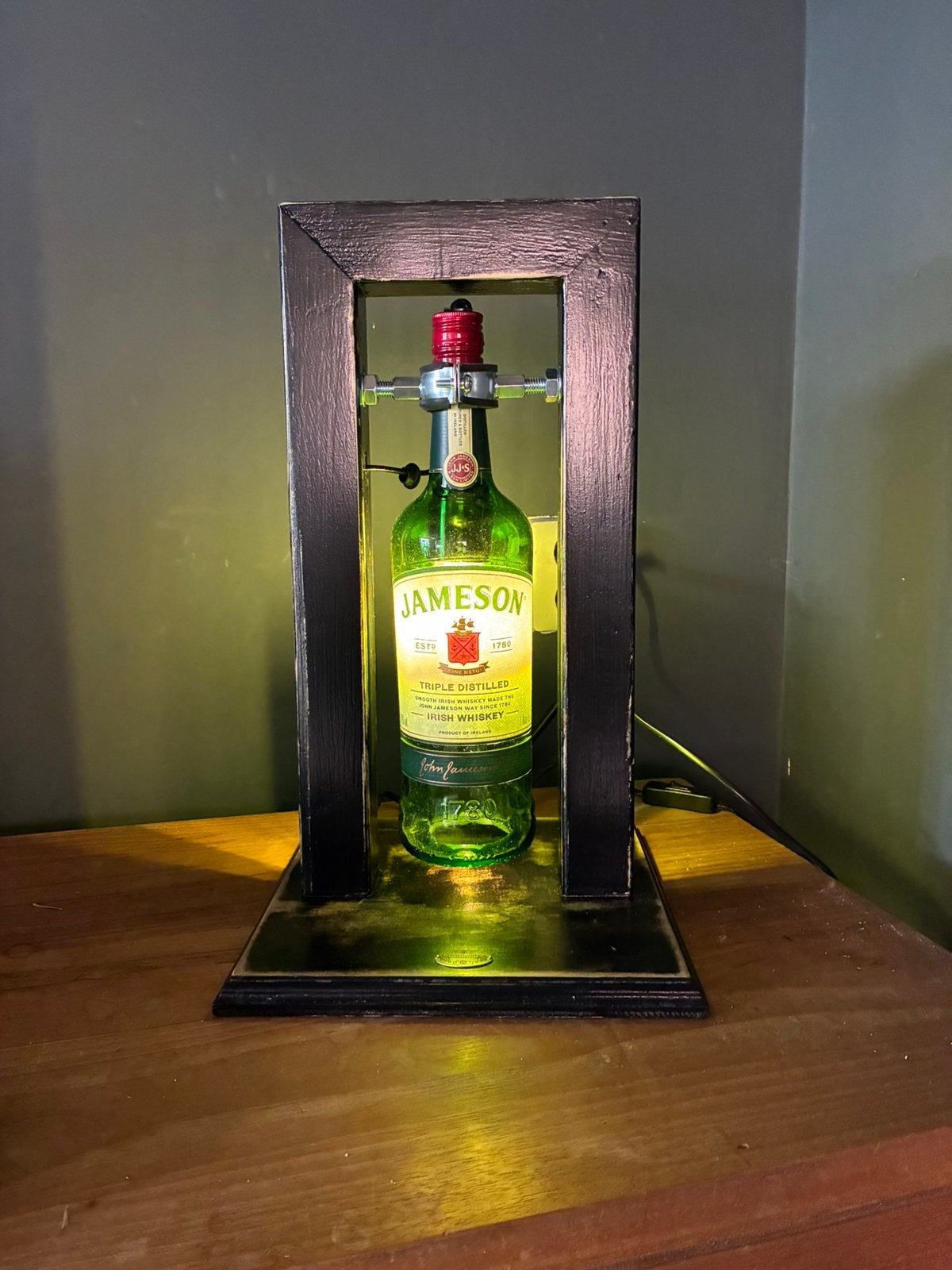 Jameson tafellamp versleten look, Ophalen of Verzenden, Nieuw, Mancave, Minder dan 50 cm