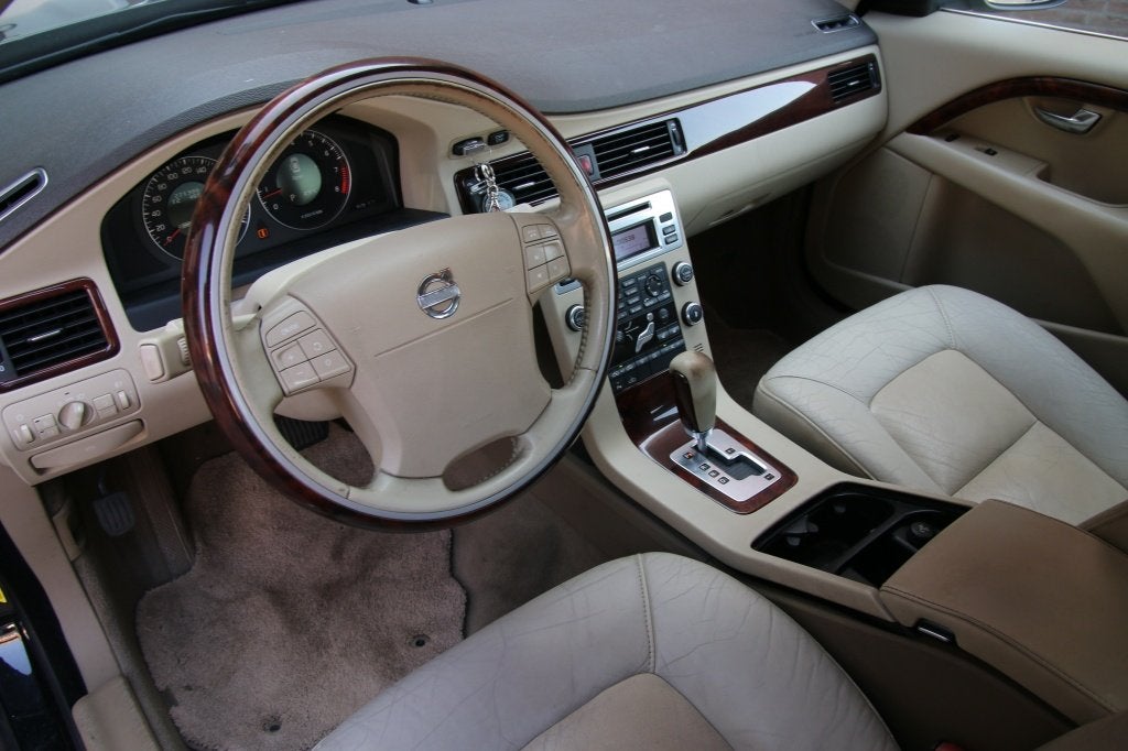 Volvo S80 3.2 Momentum (bj 2007, automaat), Auto's, 238 pk, 1553 kg, Zwart, Euro 4