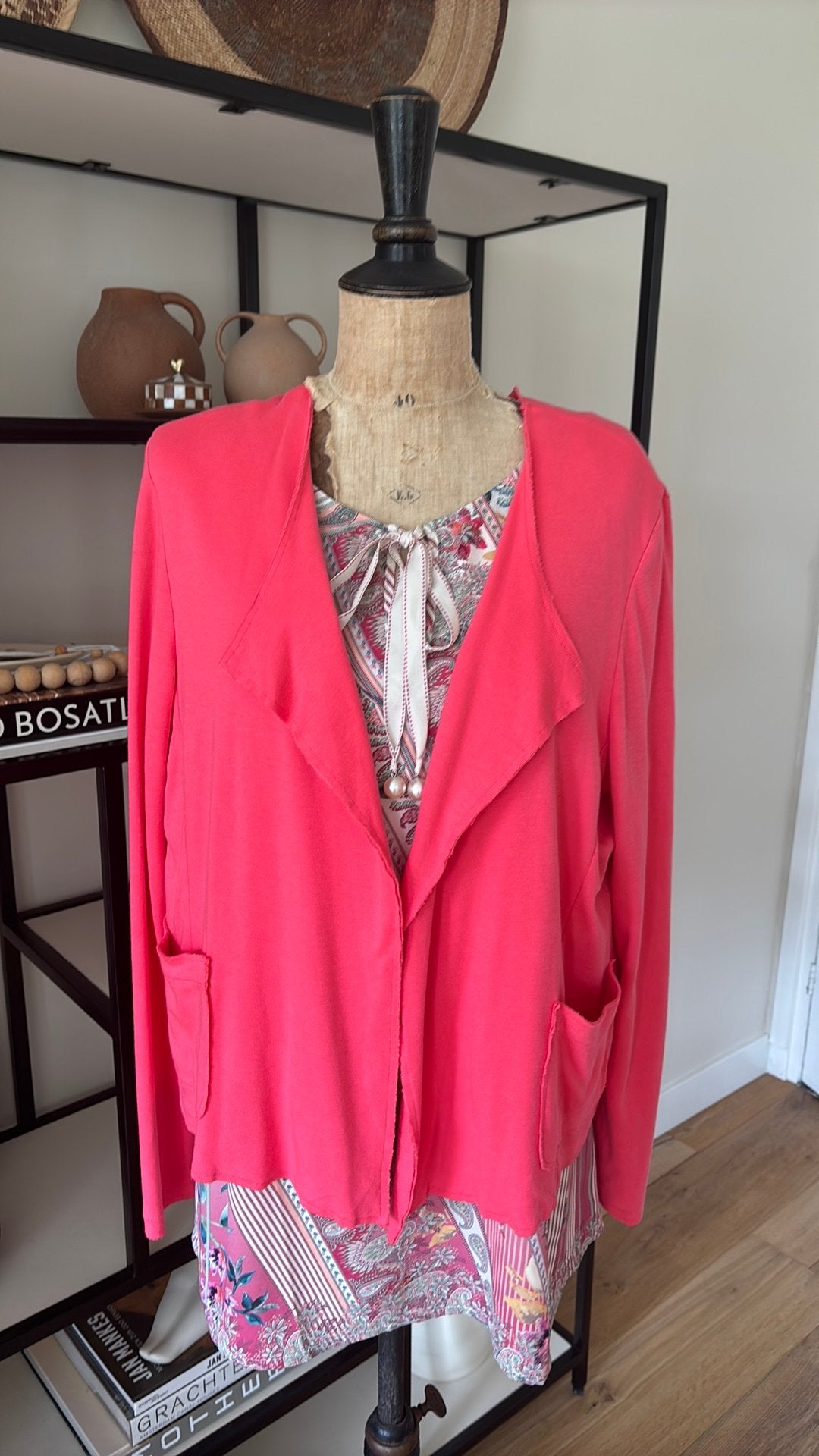 Marc Aurel vest abricot nieuw stretch maat 46, Verzenden, Zo goed als nieuw, Maat 46/48 (XL) of groter