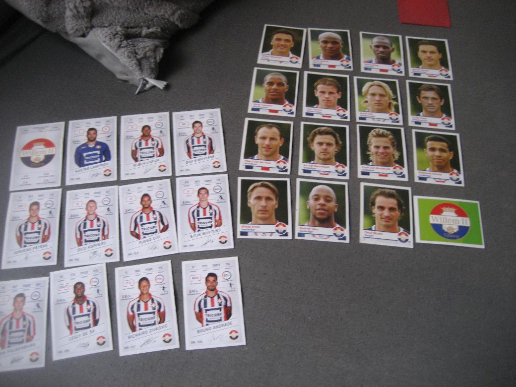 willem II  voetbalplaatjes complete sets, Ophalen of Verzenden, Zo goed als nieuw, Willem II, Poster, Plaatje of Sticker