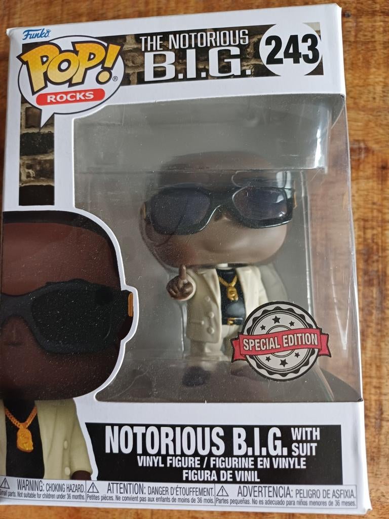 Funko Pop! The Notorious B.I.G.- The Notorious B.I.G. with S, Ophalen of Verzenden, Nieuw