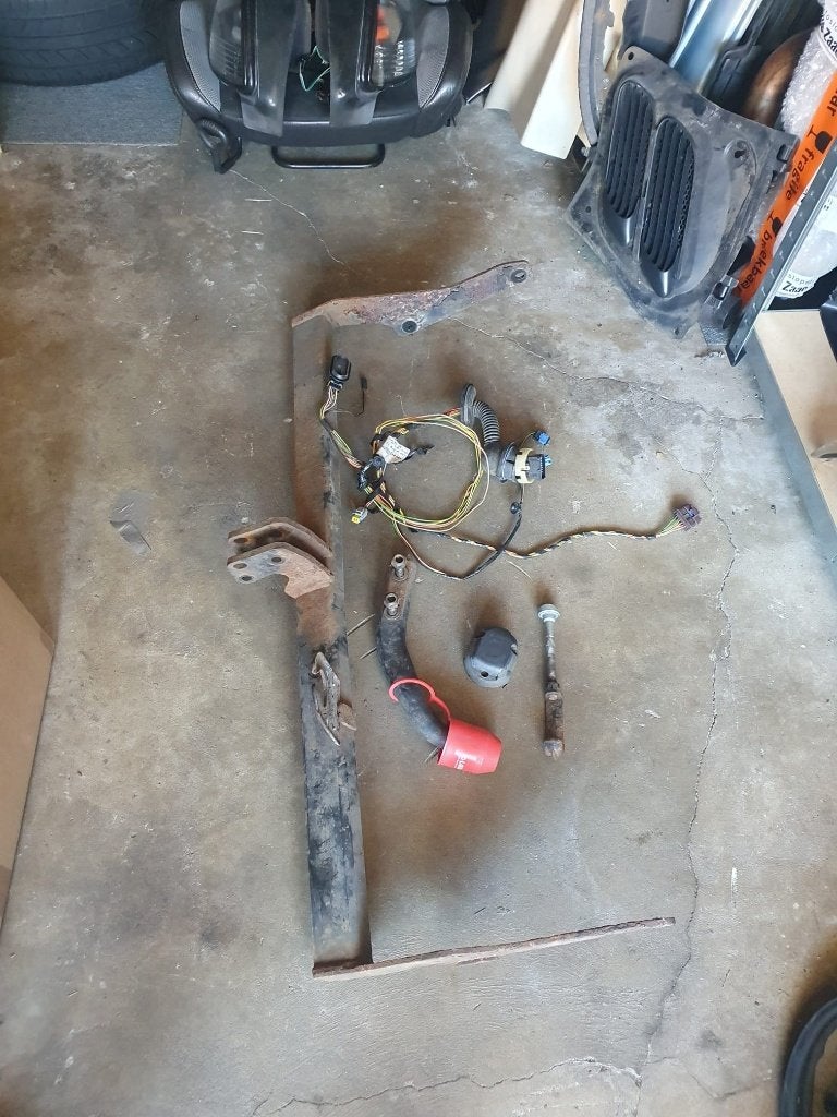 Peugeot 206 trekhaak met kabelboom, Auto-onderdelen, Ophalen of Verzenden, Gebruikt