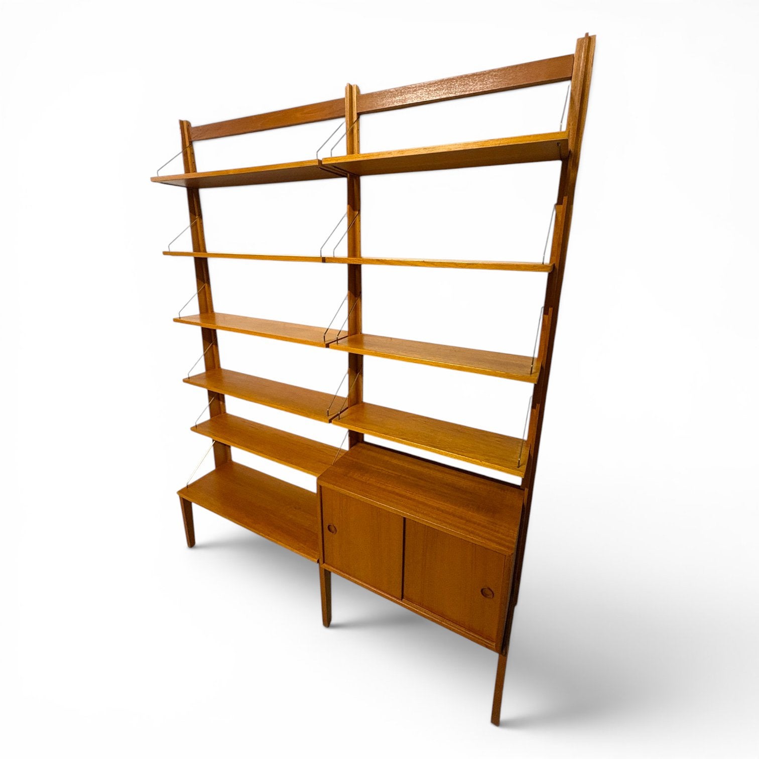 Prachtig Scandinavisch teak wandsysteem Veggen de Lux, Gebruikt, ?, Bruksbo, ?