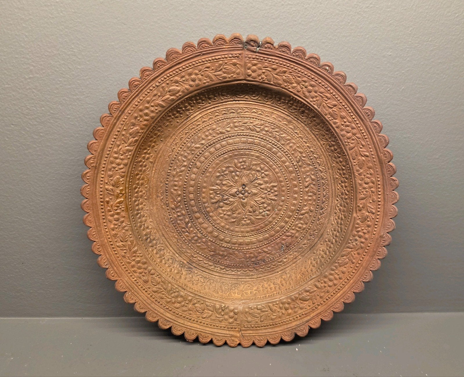 Decoratieve bronzen schaal, Ophalen of Verzenden