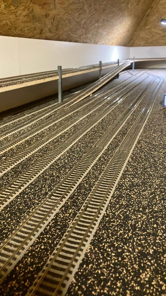 grote partij profi rails ,,460 stuks rails., Ophalen, Treinset, Gelijkstroom, Fleischmann