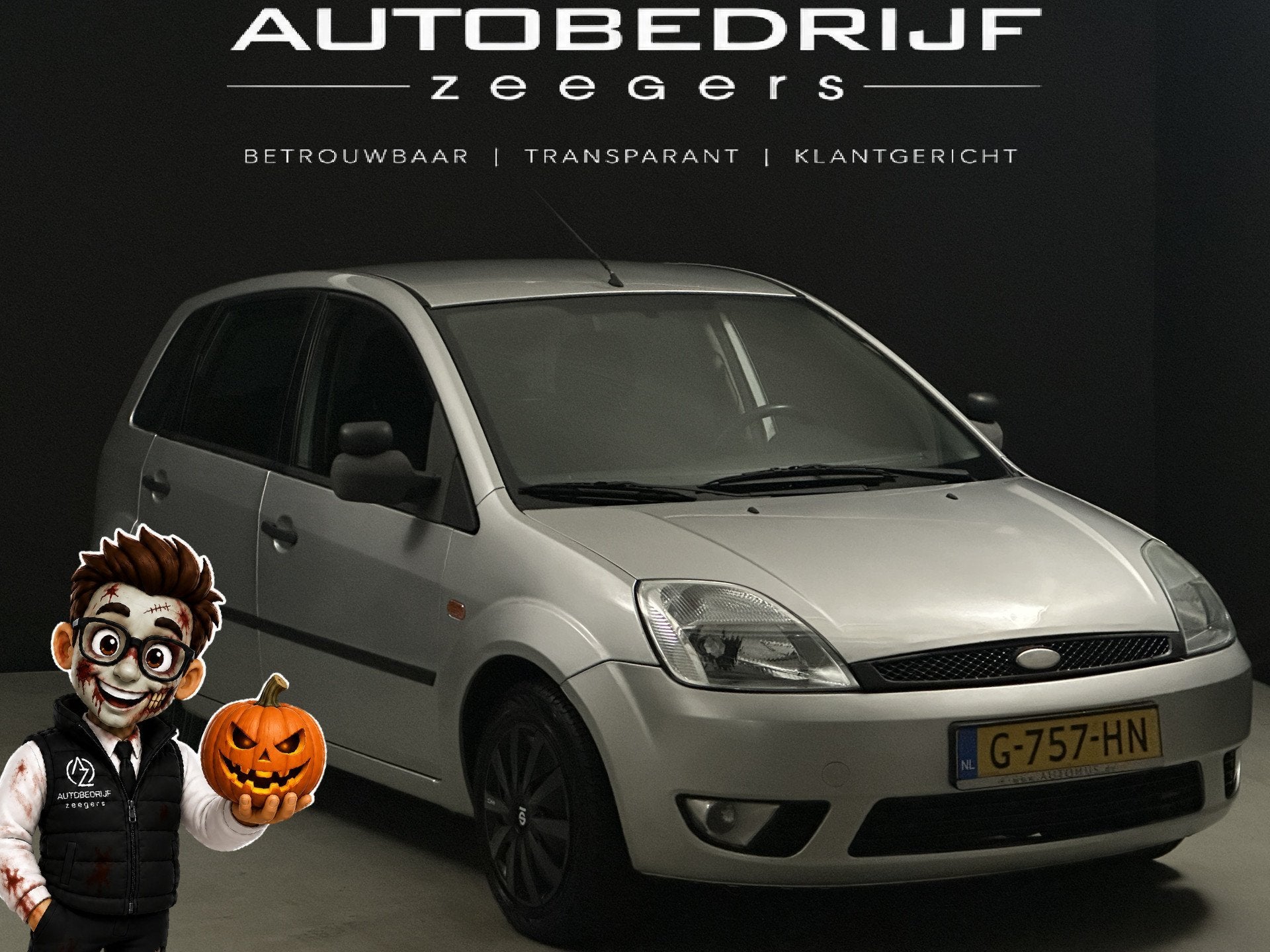 Ford Fiesta 1.4-16V Ambiente AC*Zuinig*5 Deurs (bj 2004), Voorwielaandrijving, 15 km/l, 4 cilinders, 82 pk