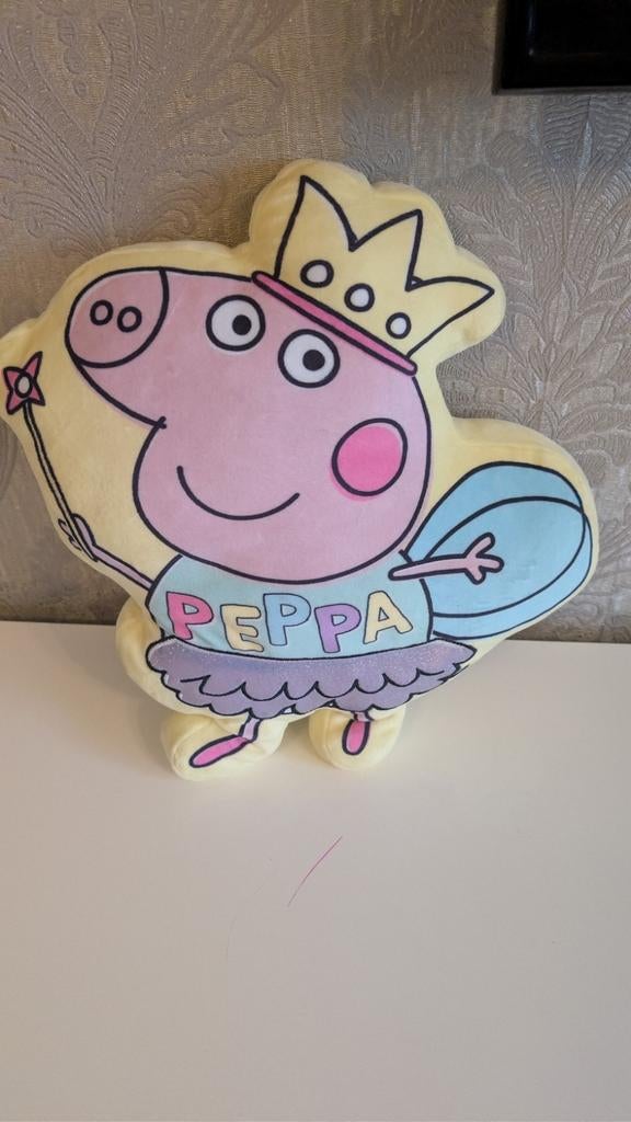 Peppa Pig Knuffel Kussen - Prinses Peppa, Ophalen of Verzenden, Zo goed als nieuw, Overige typen