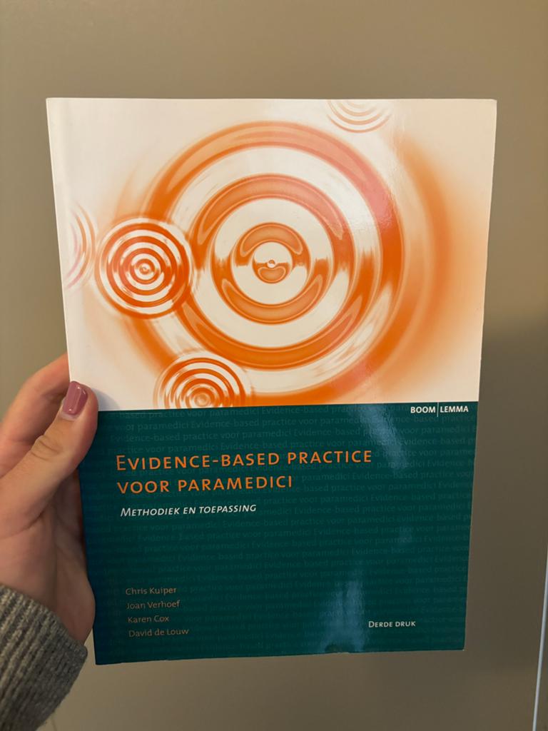 Evidence-based practice voor paramedici, Boeken, Ophalen of Verzenden, Zo goed als nieuw, Sociale wetenschap