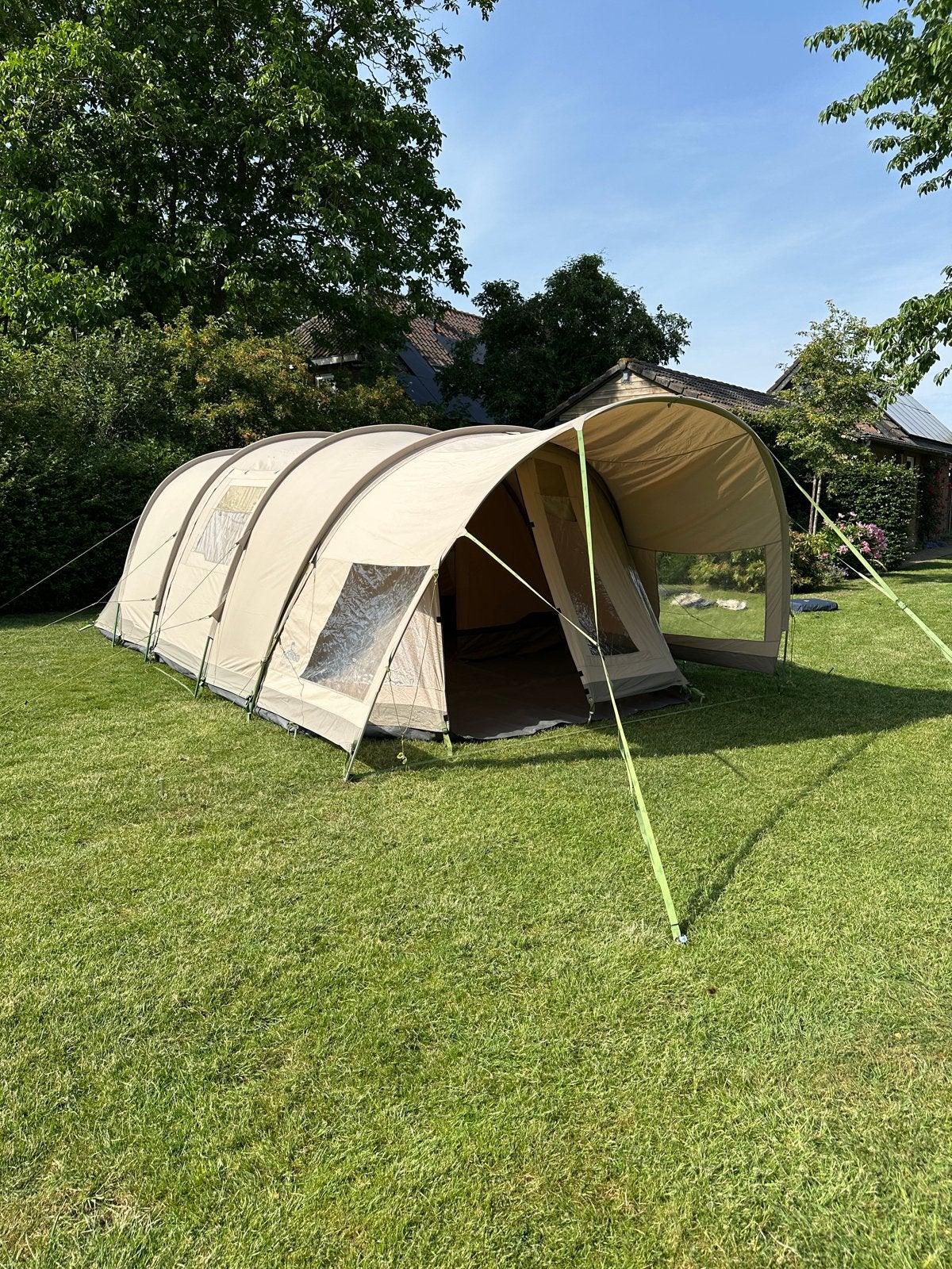 Nomad Bantu IV Air tunneltent familietent 4 personen, Ophalen, Gebruikt, Tot en met 4