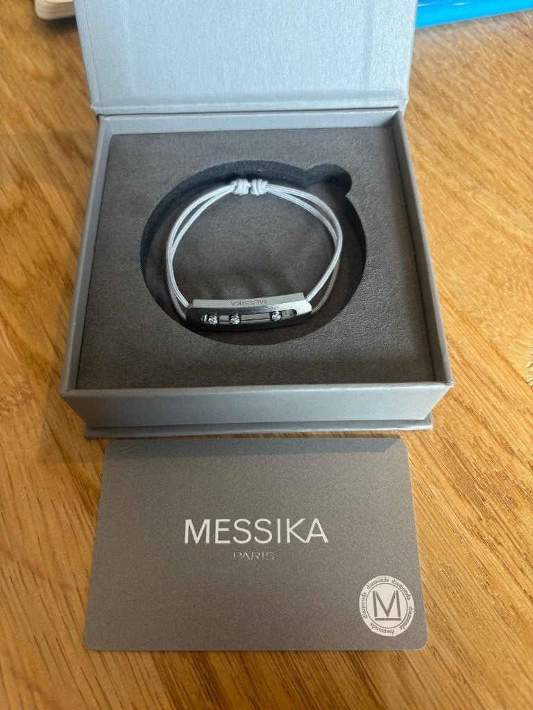 Armband diamant Move Titanium, Overige materialen, Nieuw, Ophalen of Verzenden, Grijs
