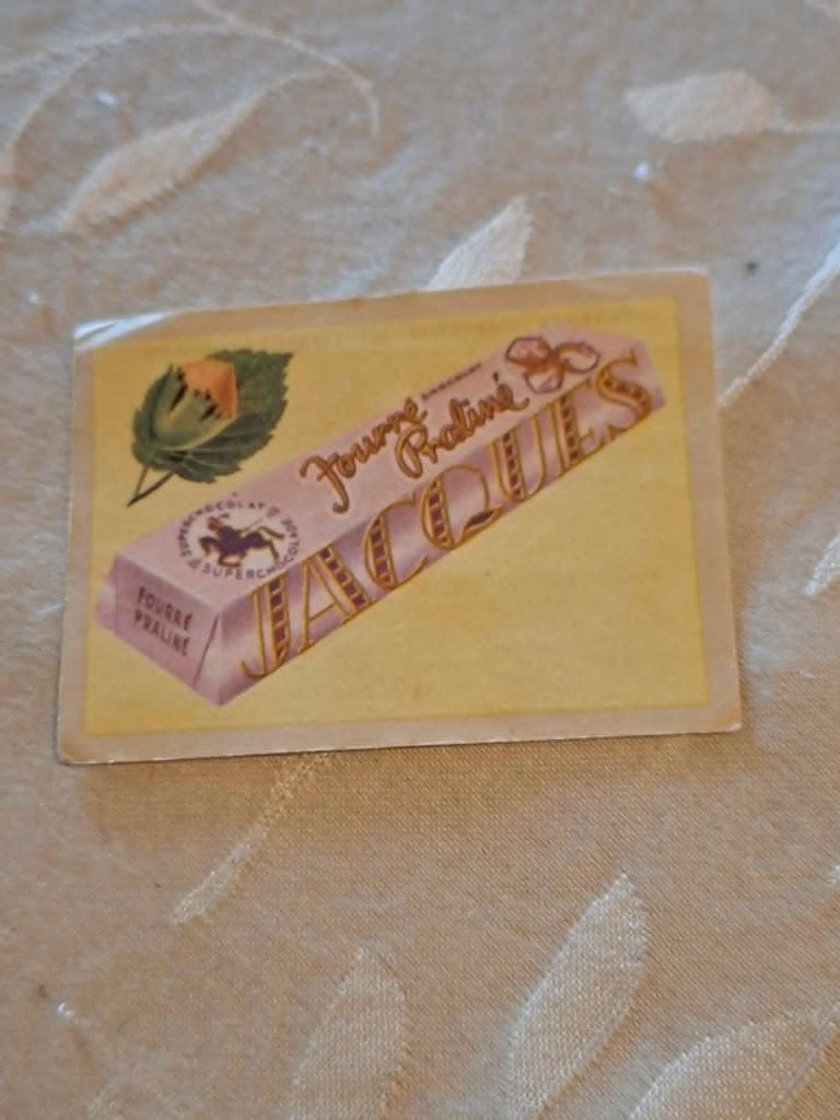 Prentje/Chromo : Fourré Praliné/Chocolade Jacques, Verzamelen, 1960 tot 1980, Gebruikt, Verzenden, Prent