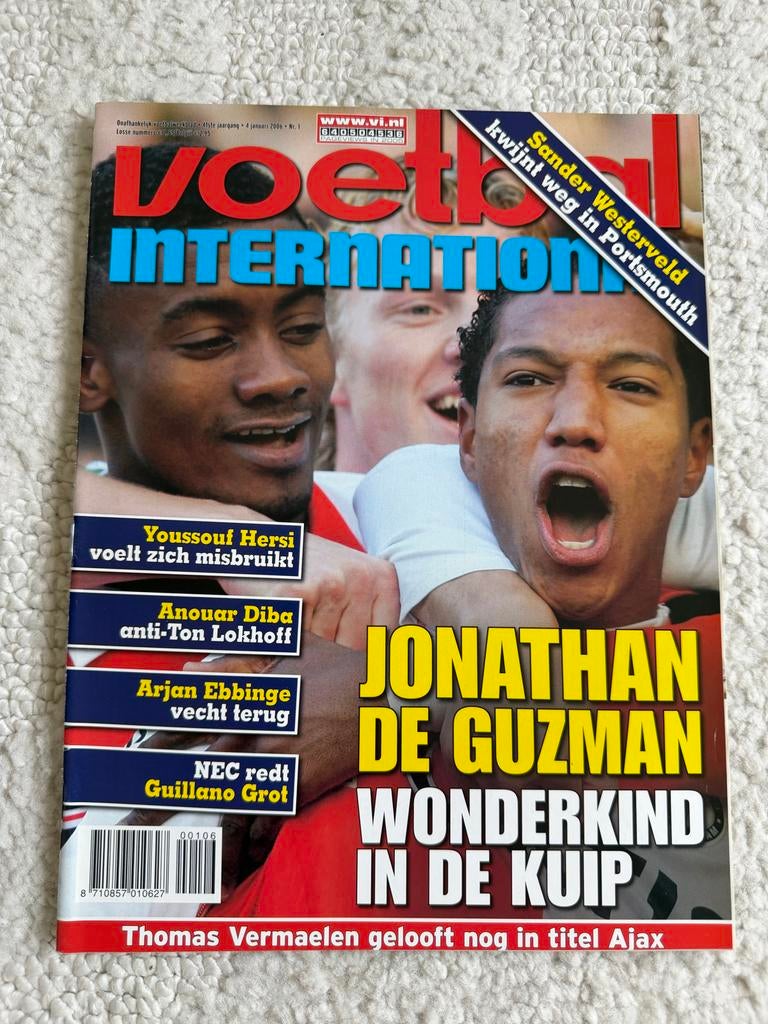 Voetbal International - Jonathan de Guzman, Boeken, Tijdschriften en Kranten, Ophalen of Verzenden, Gelezen, Sport en Vrije tijd