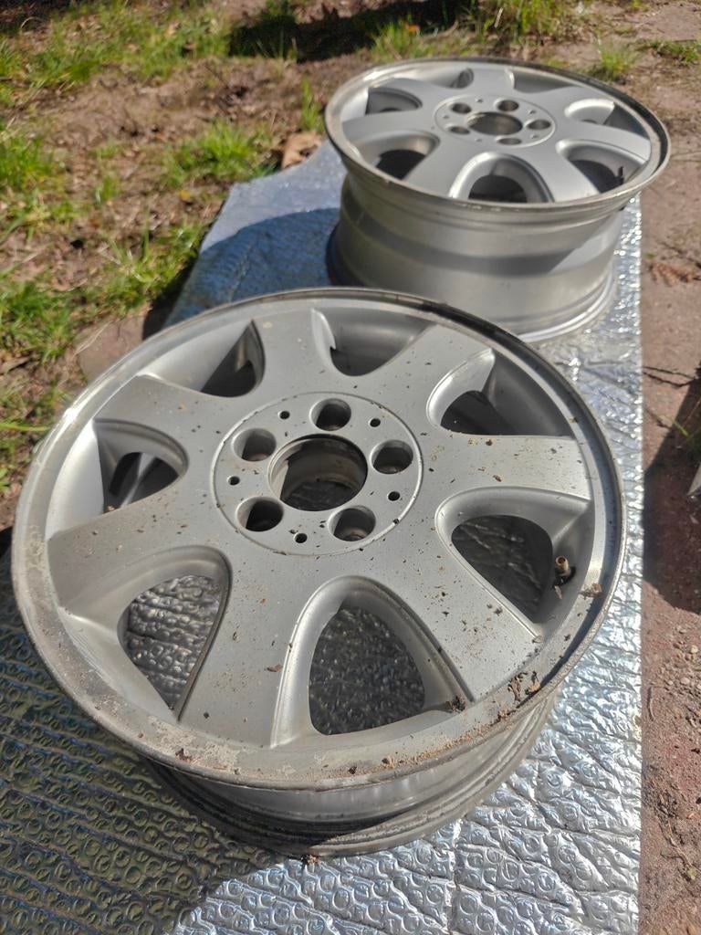 Velgen CLK 230 , W208 16 inch, incl banden A2084010702, Auto-onderdelen, Ophalen, Gebruikt, Velg(en), 16 inch