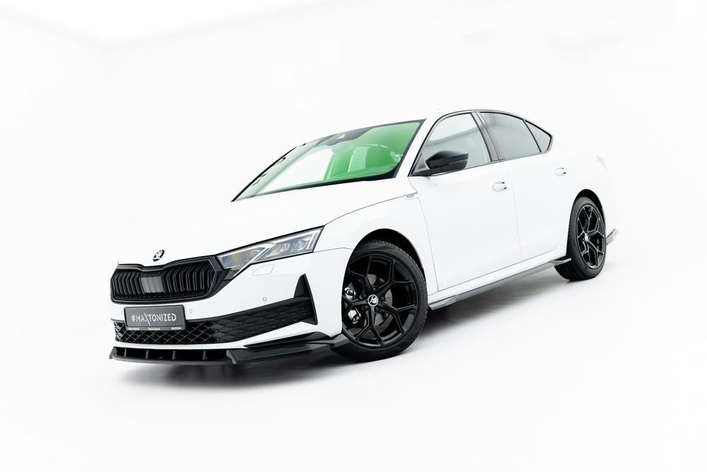 Voorlip spoiler sideskirt diffuser - Octavia Sportline 24+, Ophalen of Verzenden