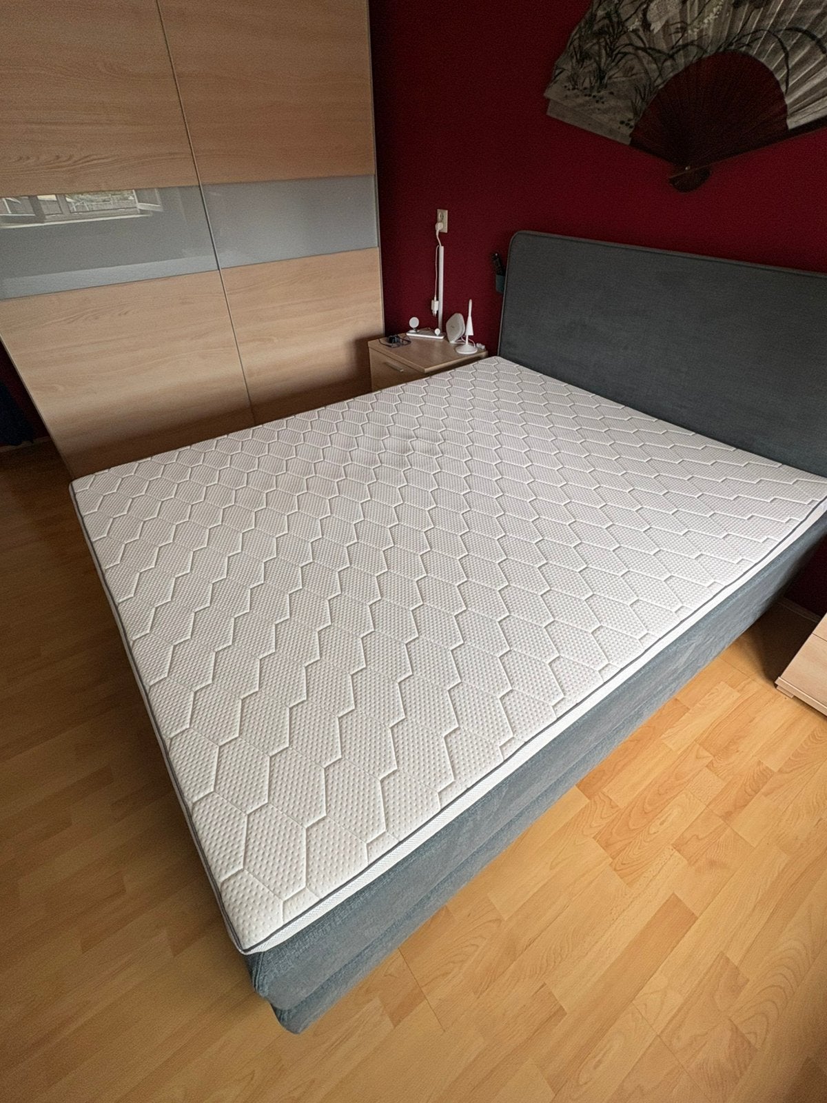 Swiss Sense Ivar topper 160x200 in top staat, Huis en Inrichting, Ophalen, Tweepersoons, Zo goed als nieuw, Matras