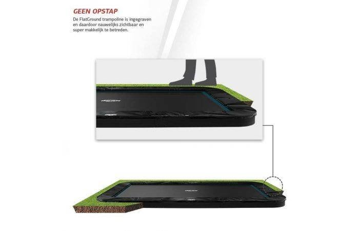 BERG Trampoline Champion 410 flatground nieuw showroom model, Ophalen of Verzenden, Nieuw