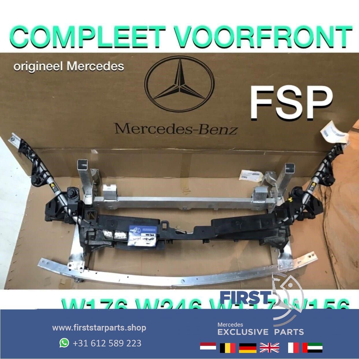 COMPLEET VOORFRONT W176 A W246 C117 CLA X156 GLA FRONT 2012-, Gebruikt, -, Voor, Ophalen of Verzenden