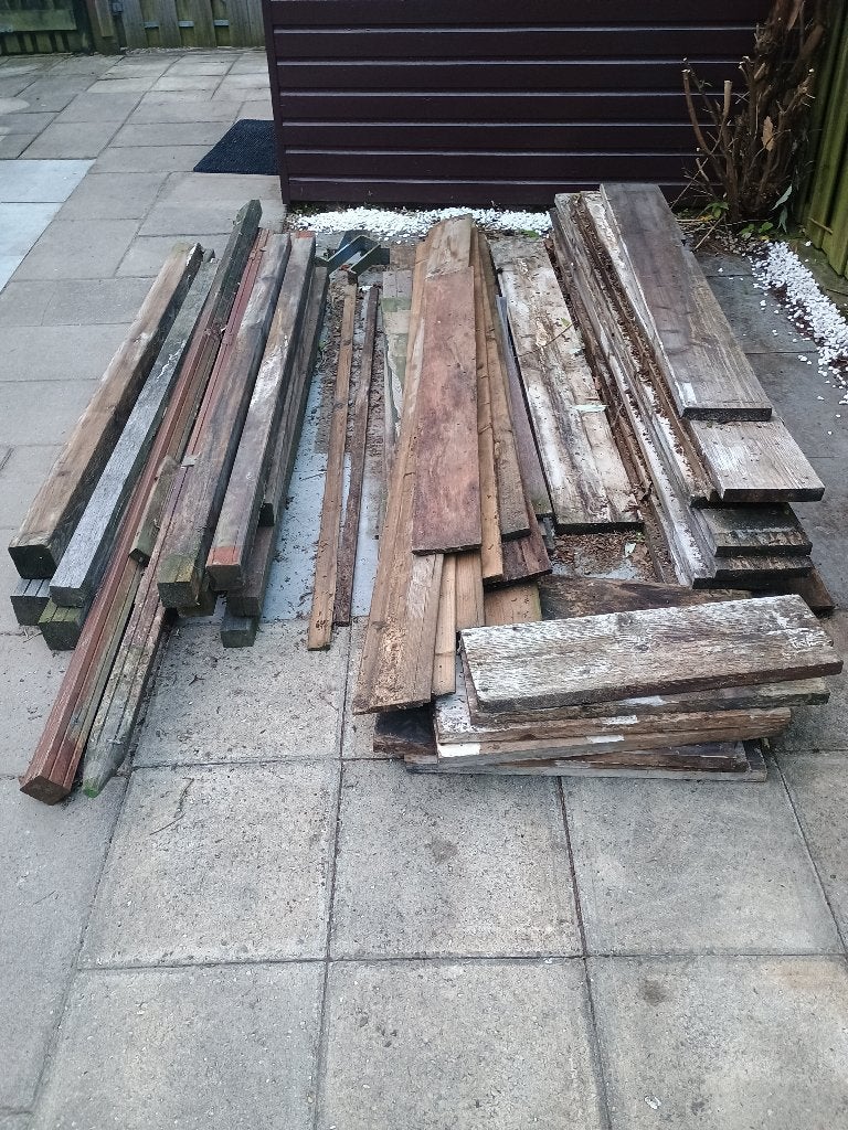 Hout, Ophalen, Gebruikt, Minder dan 25 mm, Overige typen