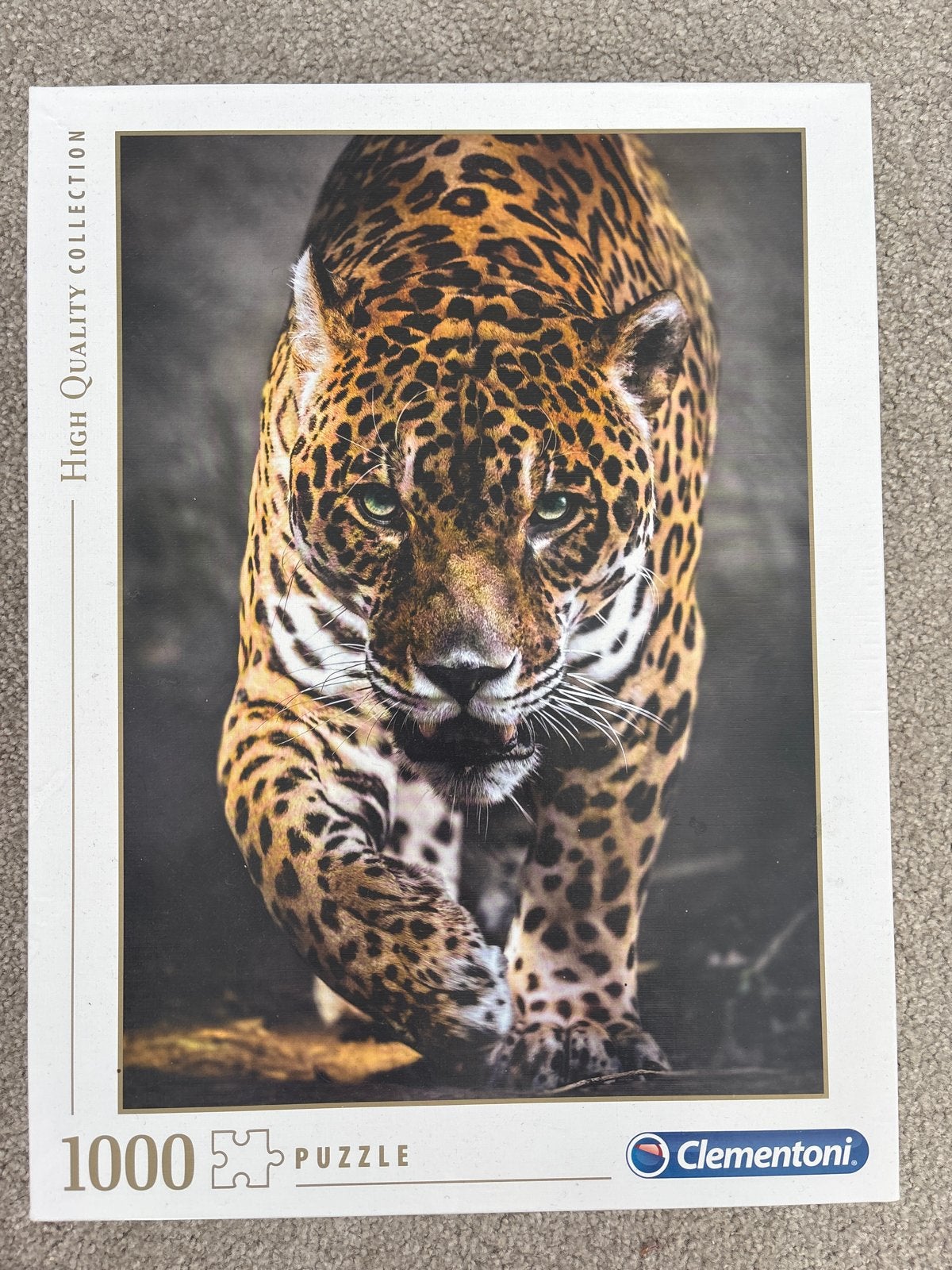 Clementoni Legpuzzel Jaguar 1000 stukjes, Ophalen, 500 t/m 1500 stukjes, Zo goed als nieuw, Legpuzzel