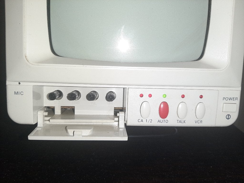 Kleine zwart wit monitor (Getest en werkend), Ophalen of Verzenden, Gebruikt