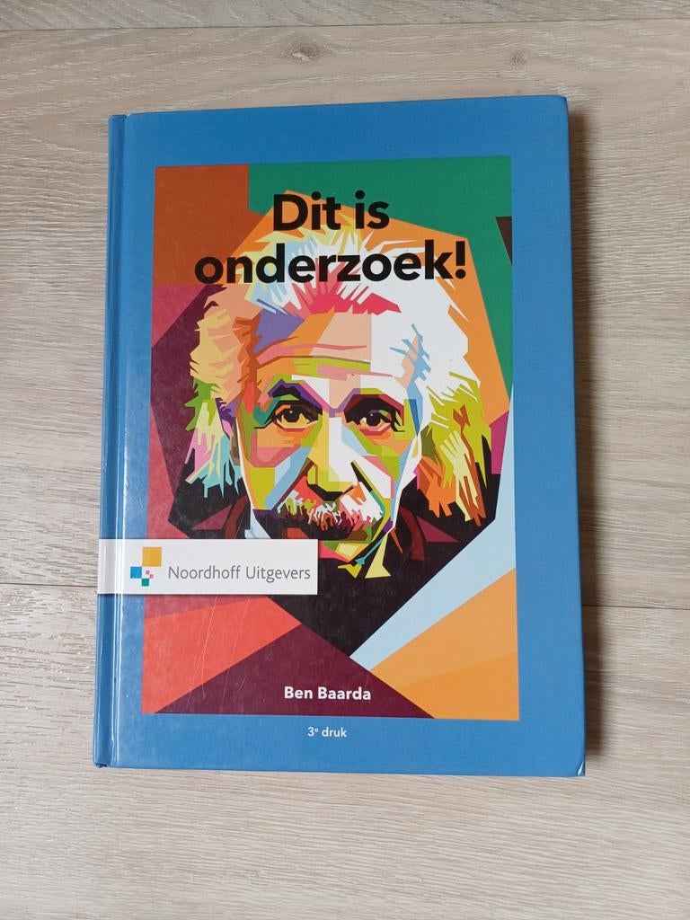 Ben Baarda - Dit is onderzoek!, Boeken, Sociale wetenschap, Ophalen of Verzenden, Zo goed als nieuw, Ben Baarda