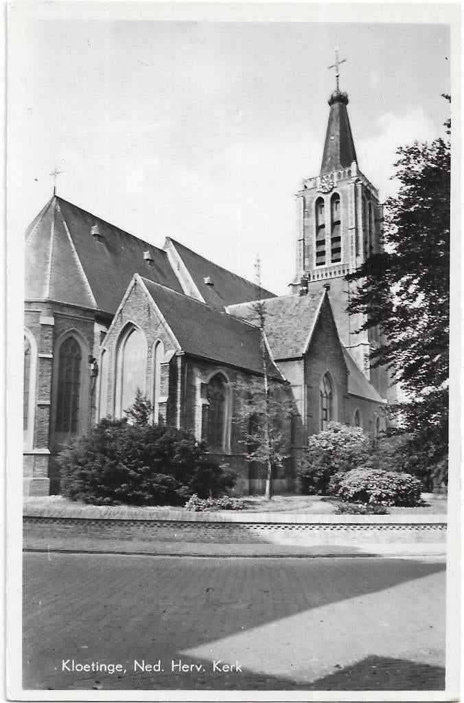 AK Kloetinge - Ned. Herv. Kerk, Verzenden, 1960 tot 1980, Ongelopen, Zeeland