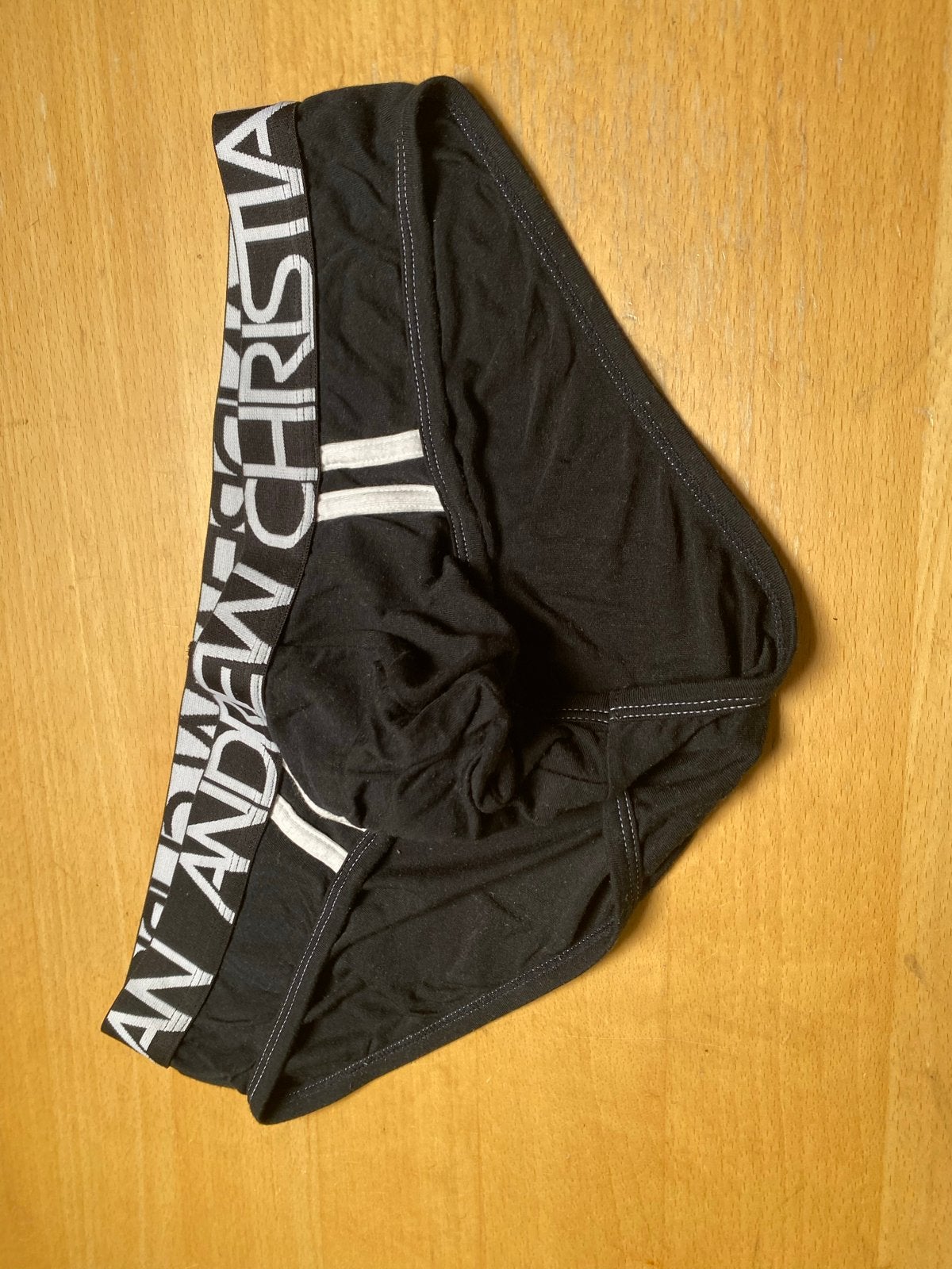Andrew Christian Zwarte Rayon Bikini Brief Maat L, Kleding | Heren, Verzenden, Zwart, Slip