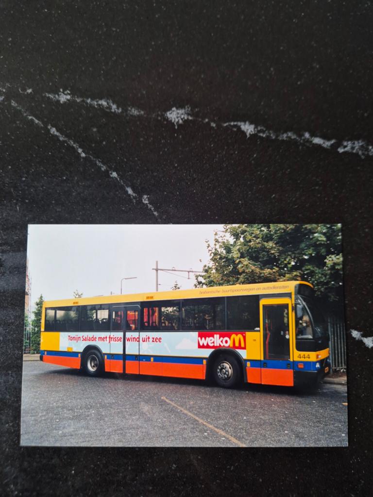 Foto 10x15 bus BBA 444, Ophalen of Verzenden, Bus of Metro, Overige typen